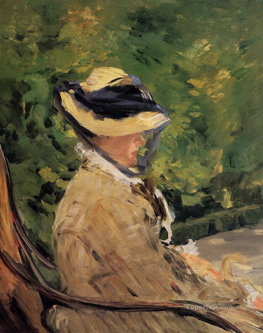 Madame Manet at Bellevue Eduard Manet Oil Paintings